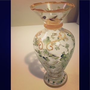 Tracy Porter hand-painted vase.